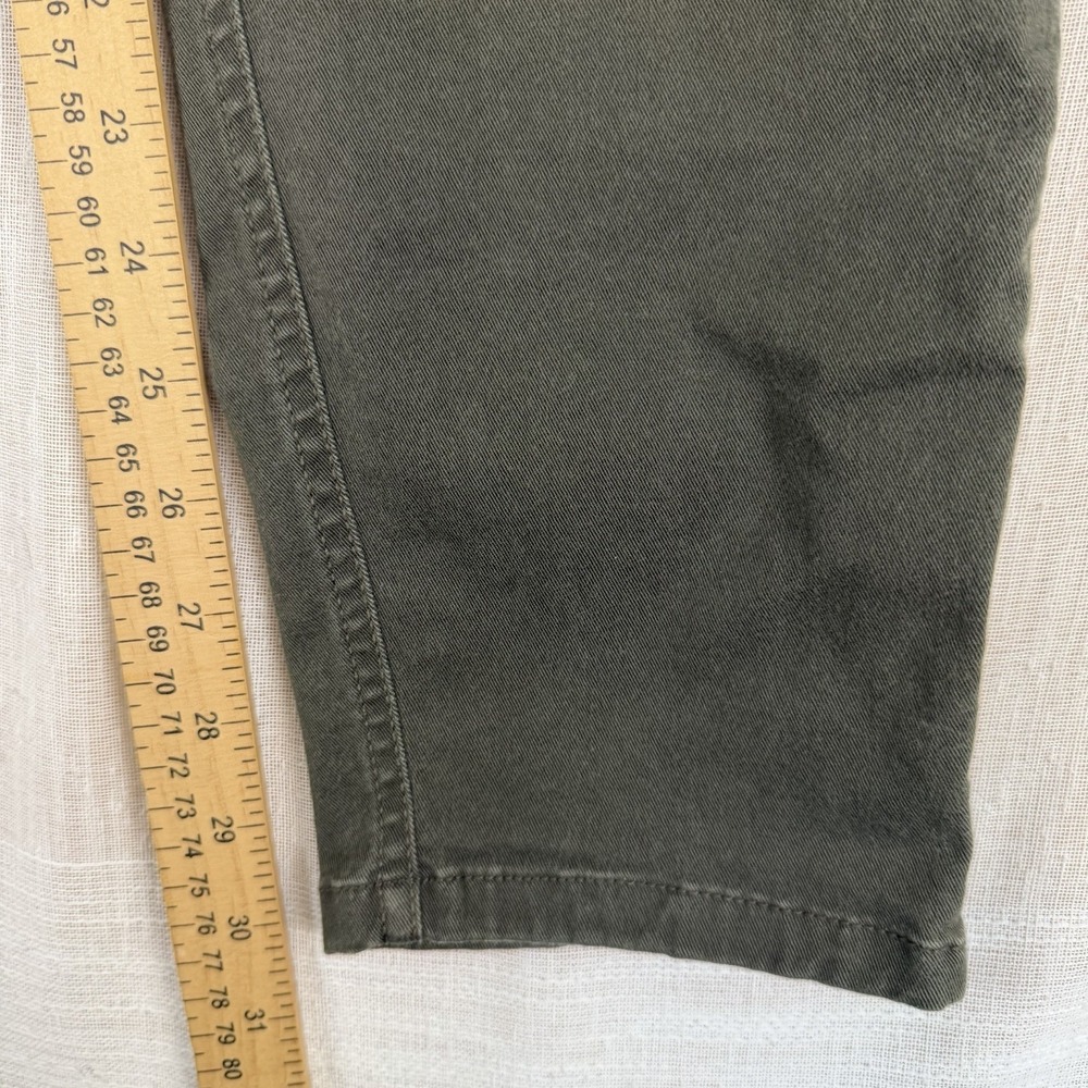 Banana Republic High Waist Women's Skinny Ankle Zip Pants Sz 10 Utility Green - Picture 7 of 10